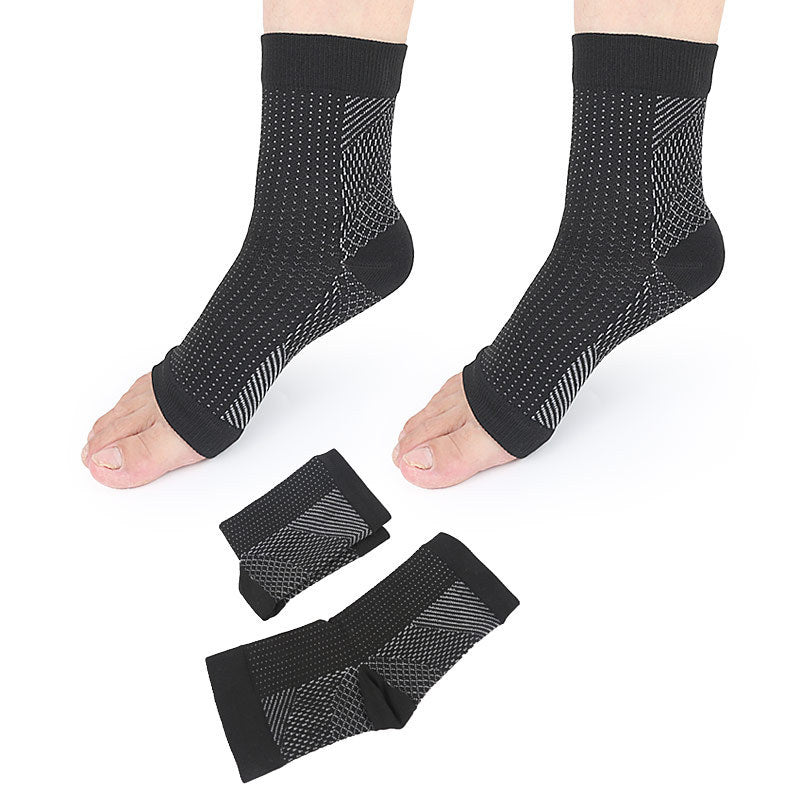 Compression Foot Sleeve Open Toe Sports Socks for Swelling Relief - Variety Essential