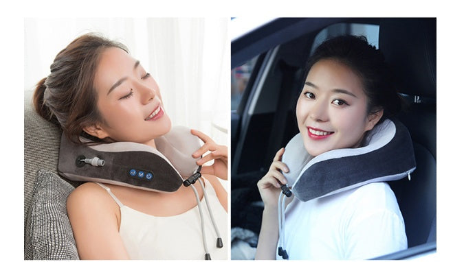 Portable U-Shaped Electric Neck & Shoulder Massager - Variety Essential