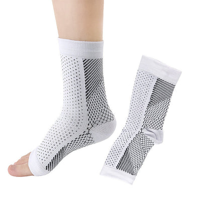 Compression Foot Sleeve Open Toe Sports Socks for Swelling Relief - Variety Essential