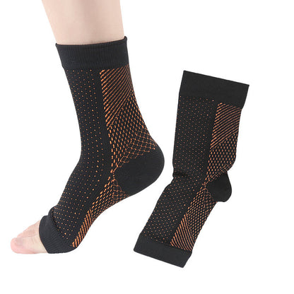 Compression Foot Sleeve Open Toe Sports Socks for Swelling Relief - Variety Essential